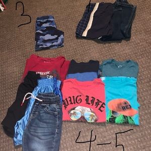Boys clothes sizes 3-7